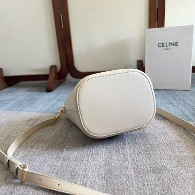 wholesale quality celine louise bucket bag 119173 white